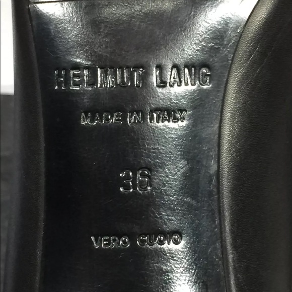 HELMUT Lang Metal Accent Stiletto Heels 36 5.5/6 - Picture 7 of 8